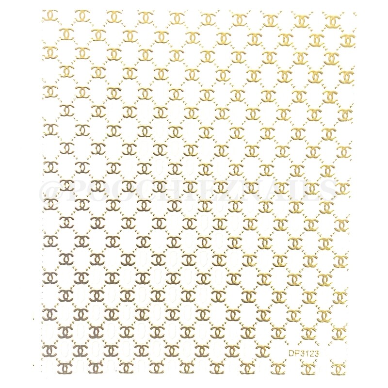 CC GOLD ( STICKERS) #123