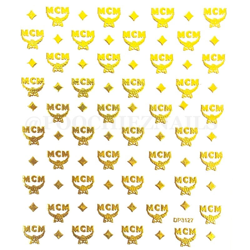 MCM GOLD STICKER