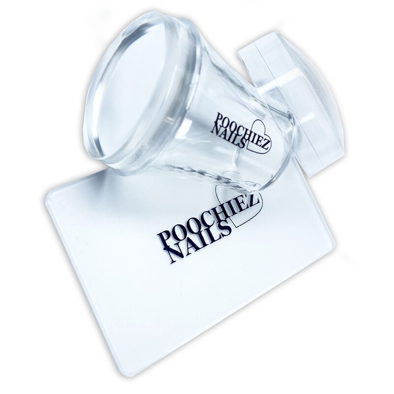 POOCHIEZ LARGE JELLY STAMPER +  SCRAPER