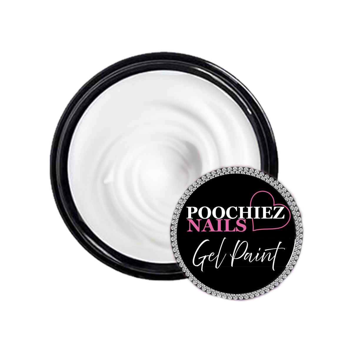 WHITE GEL PAINT 5gm ( NEW LABLE / JAR)