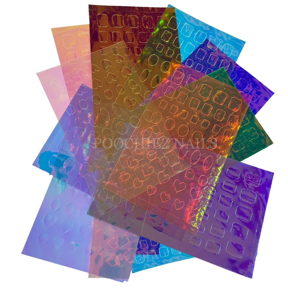MYLAR NAIL ART PACK 11PC