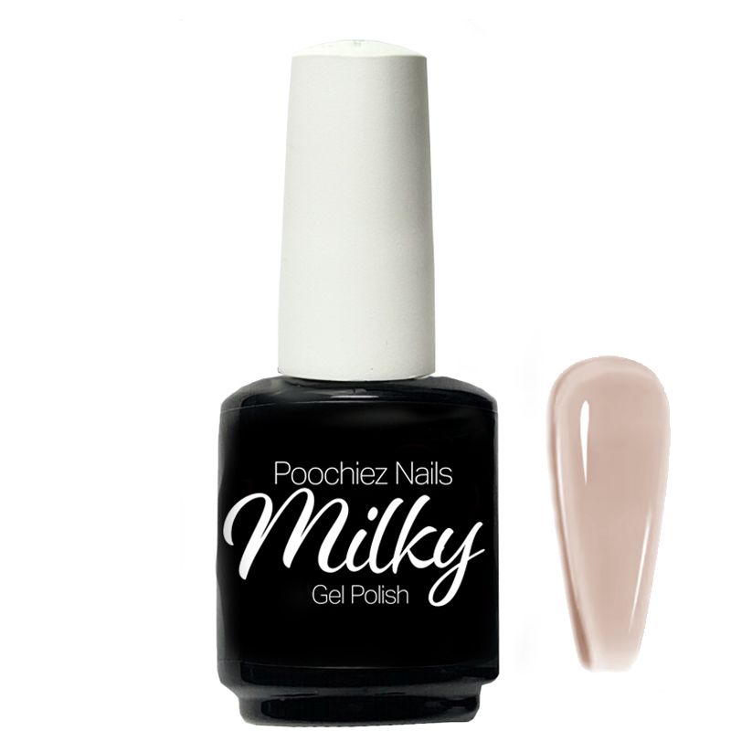 MILKY NUDE GEL/RUBBER BASE POLISH. #3