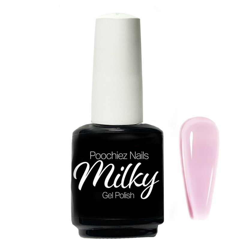 MILKY PINKY GEL/RUBBER BASE POLISH #0