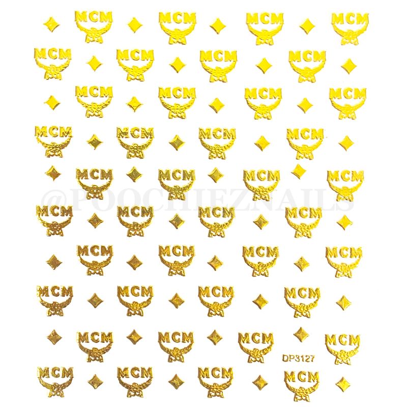 MCM GOLD STICKER