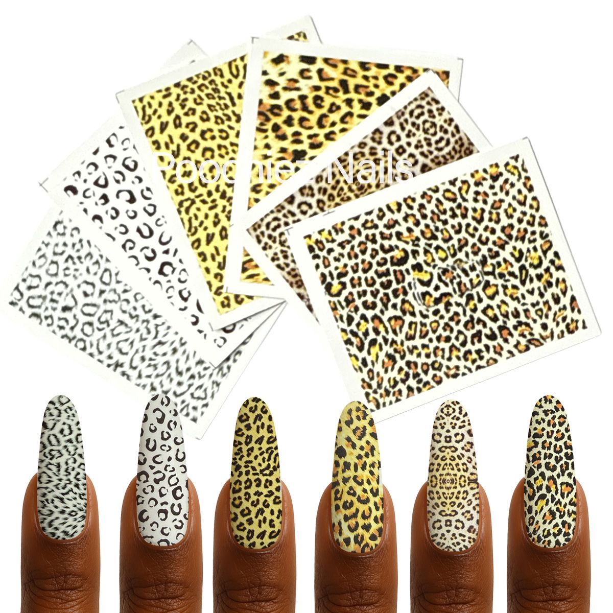 NAIL DECALS SET 6PC