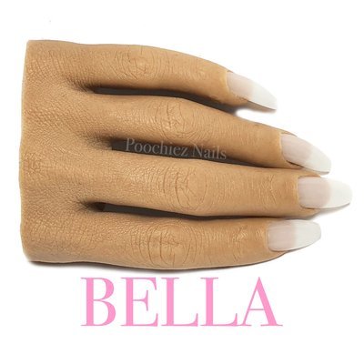 (H1) BELLA HALF REALISTIC PRACTICE HAND ( PLEASE READ THE DIRECTIONS & WATCH THE VIDEOS BELOW) WILL TAKE 5-8 DAYS TO PROCESS.