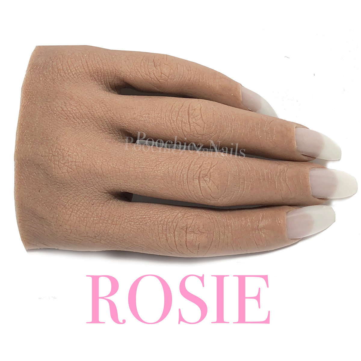 ROSIE HALF REALISTIC PRACTICE HAND ( PLEASE READ THE DIRECTIONS & WATCH THE VIDEOS BELOW) WILL TAKE 5-8 DAYS TO PROCESS.