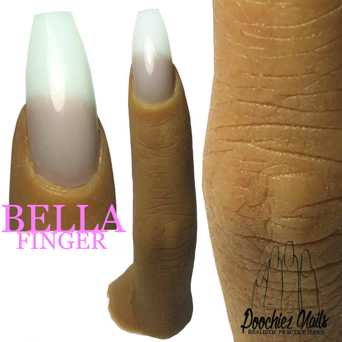 (H2) BELLA REALISTIC PRACTICE FINGER ( PLEASE READ THE DIRECTIONS & WATCH THE VIDEOS BELOW)