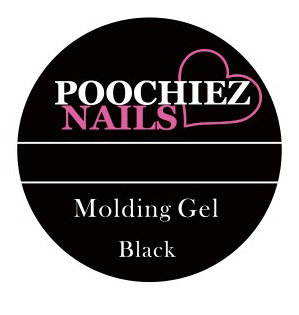 POOCHIEZ NAILS MOLDING GEL BLACK 10G EACH