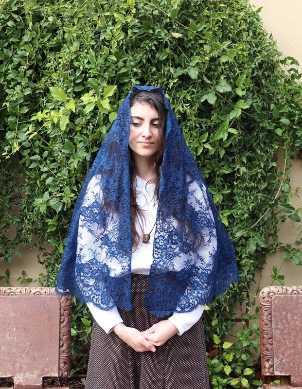 Gabriela Half Circle Veils