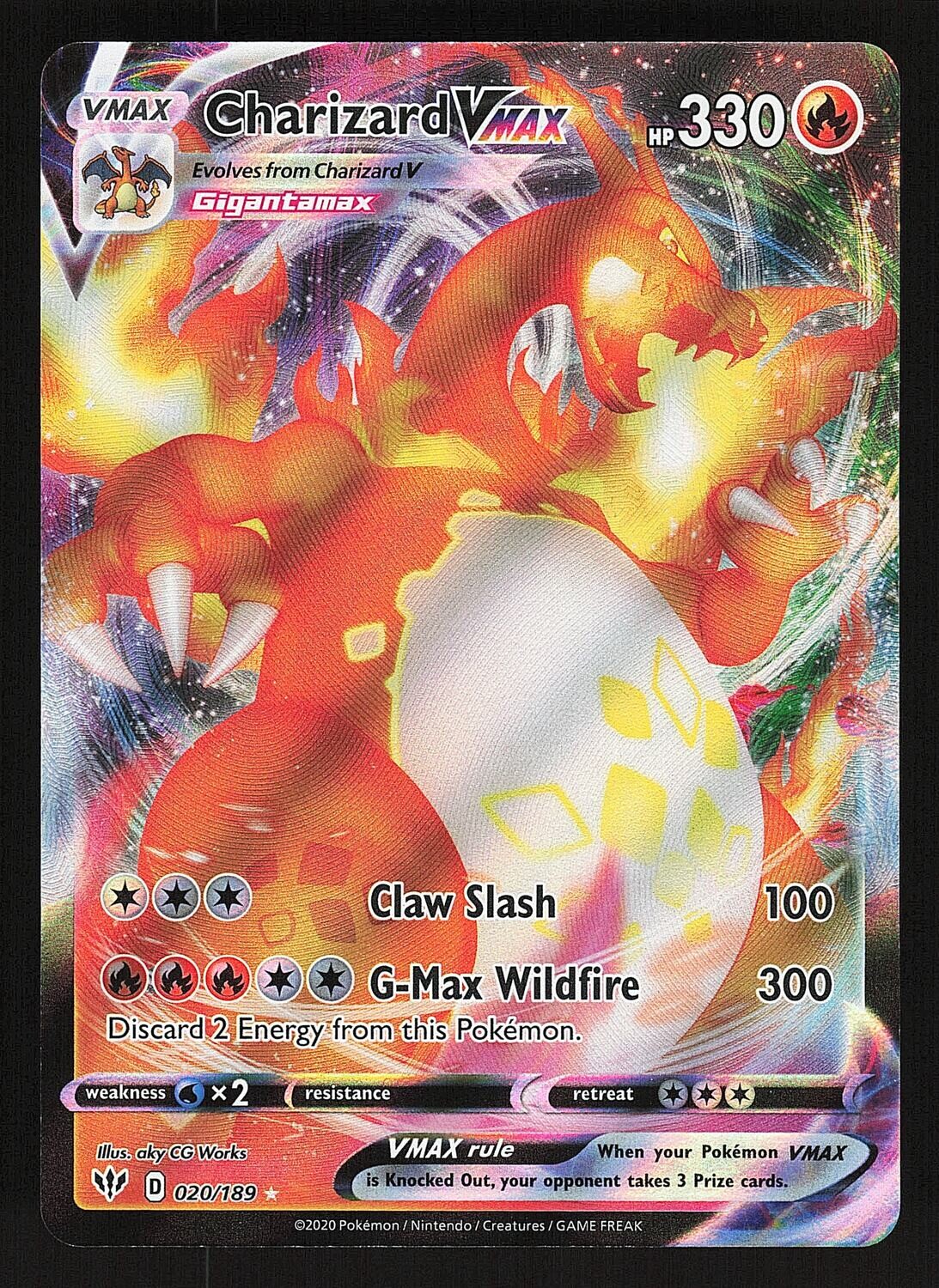Darkness Ablaze Charizard VMax 020/189