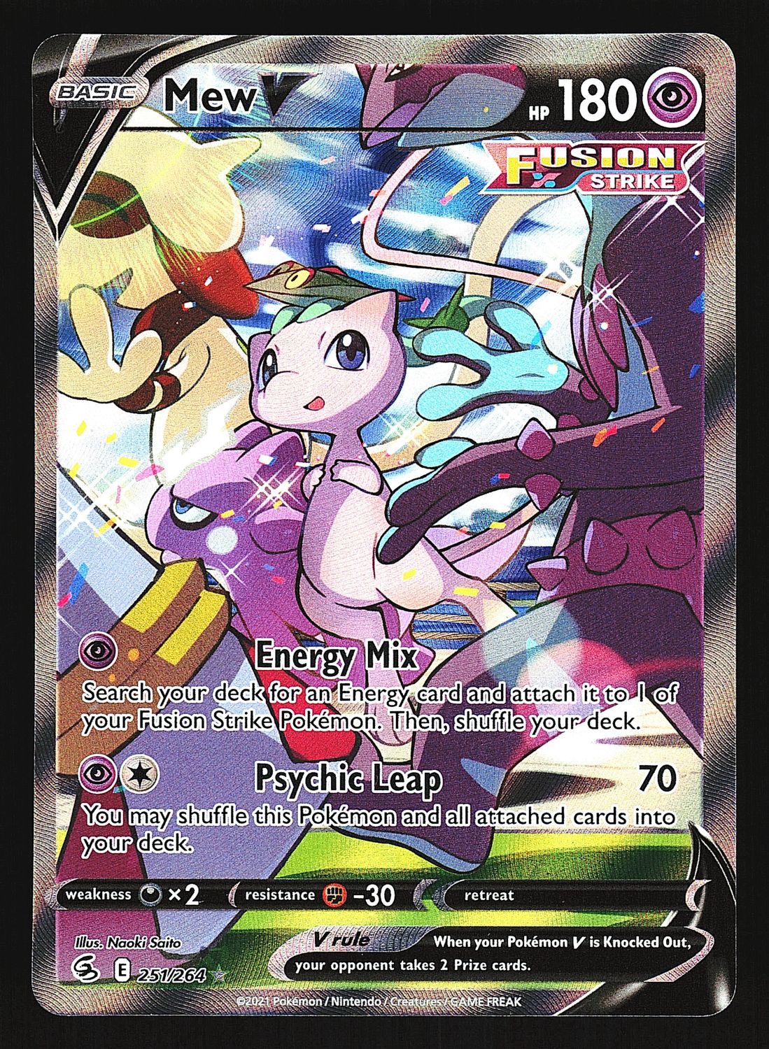 Fusion Strike Mew V 251/264