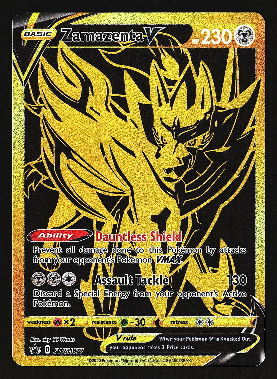 PROMO Zamazenta V SWSH077