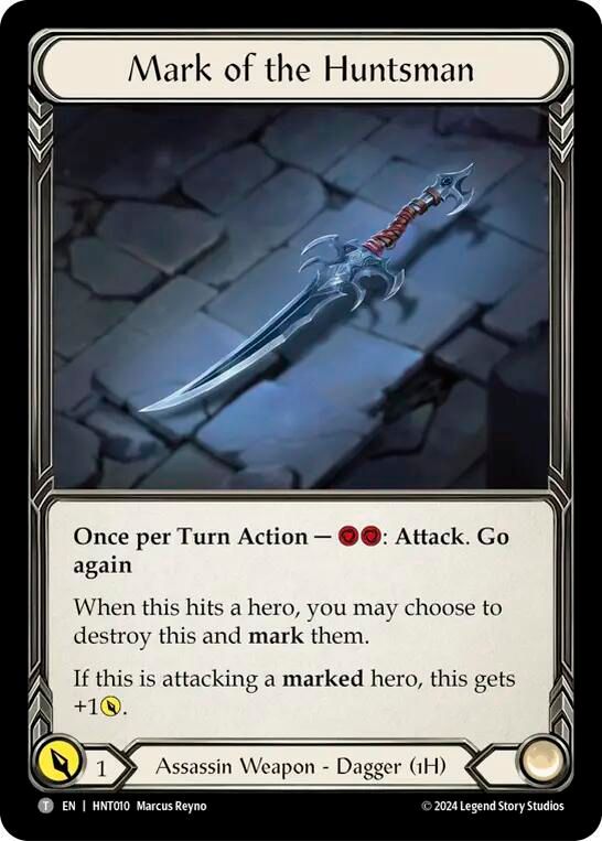 HNT010//HNT056 Mark of the Huntsman//Kunai of Retribution