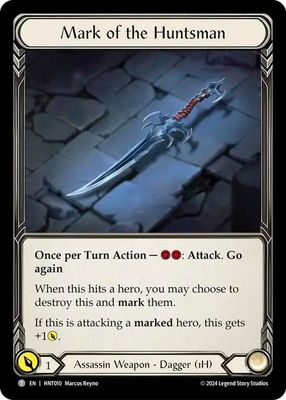 HNT010//HNT100 Mark of the Huntsman//Obsidian Fire Vein
