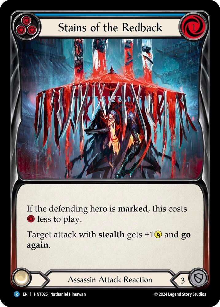 HNT025 Stains of the Redback (Blue)