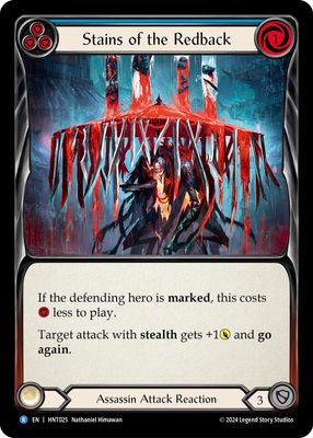 HNT025 Stains of the Redback (Blue)