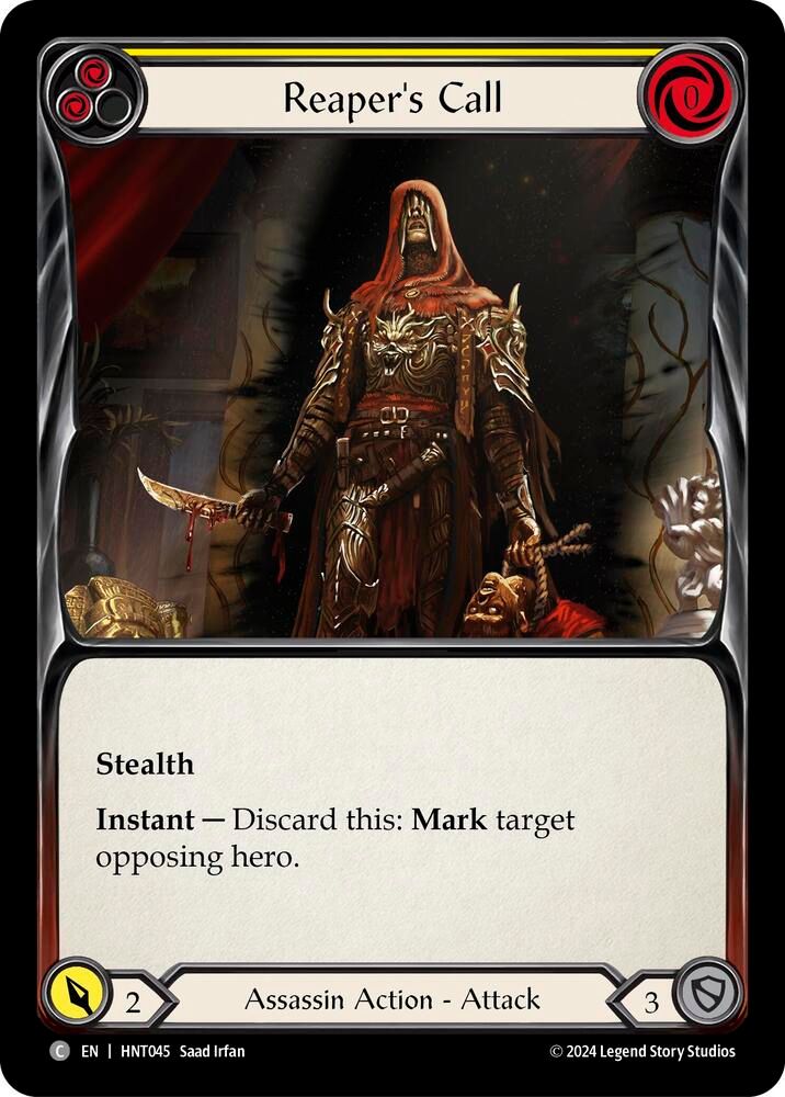 HNT045 Reaper&#39;s Call (Yellow)