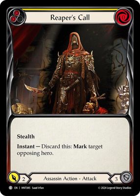 HNT045 Reaper&#39;s Call (Yellow)