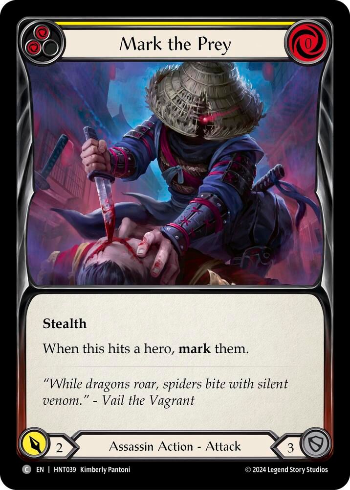 HNT040 Mark the Prey (Blue)