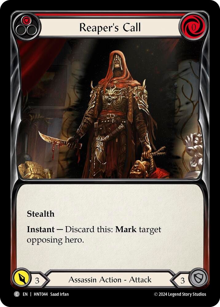 HNT044 Reaper&#39;s Call (Red)