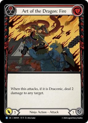 HNT075 Art of the Dragon: Fire (Red)