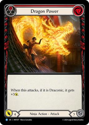 HNT077 Dragon Power (Red)