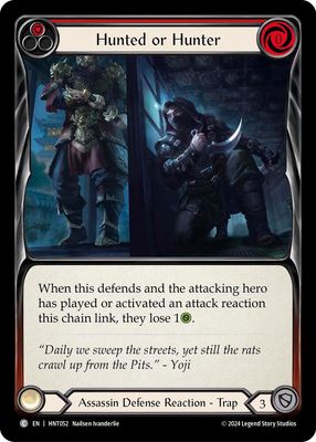 HNT052 Hunted or Hunter (Red)