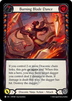 HNT064 Burning Blade Dance (Red)
