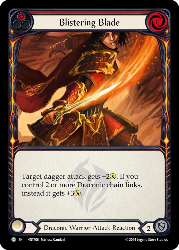 HNT106 Blistering Blade (Red)