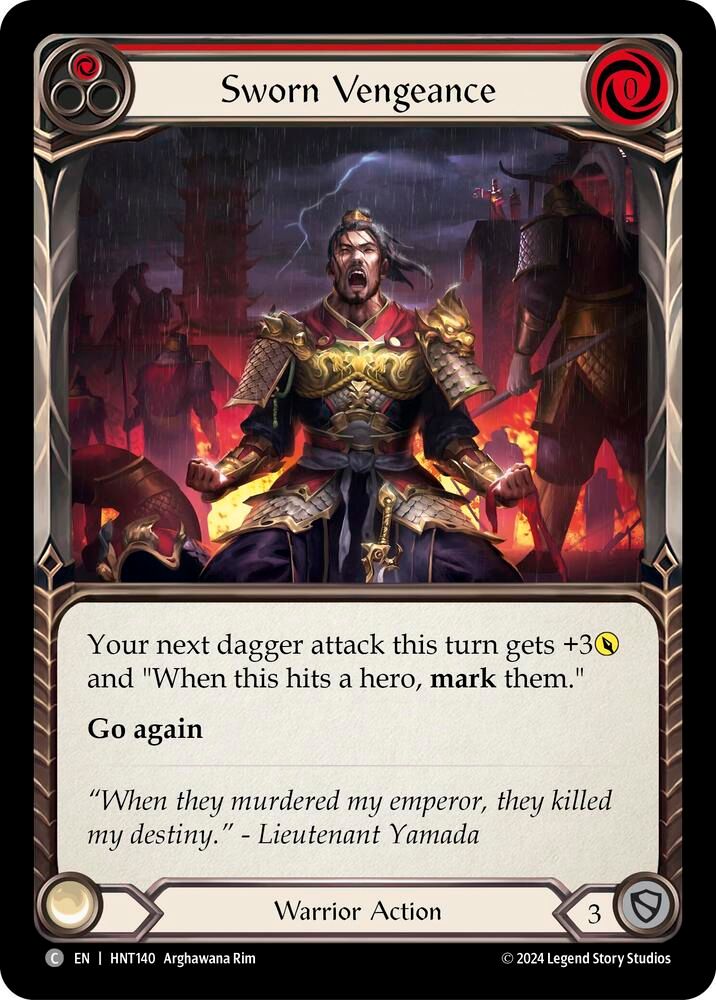 HNT140 Sworn Vengeance (Red)