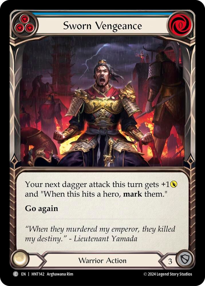 HNT142 Sworn Vengeance (Blue)