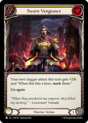 HNT141 Sworn Vengeance (Yellow)