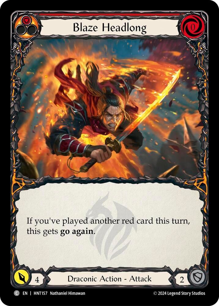 HNT157 Blaze Headlong (Red)