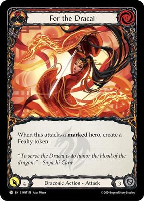 HNT158 For the Dracai (Red)