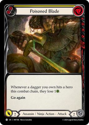 HNT186 Poisoned Blade (Yellow)