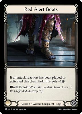 HNT195 Red Alert Boots