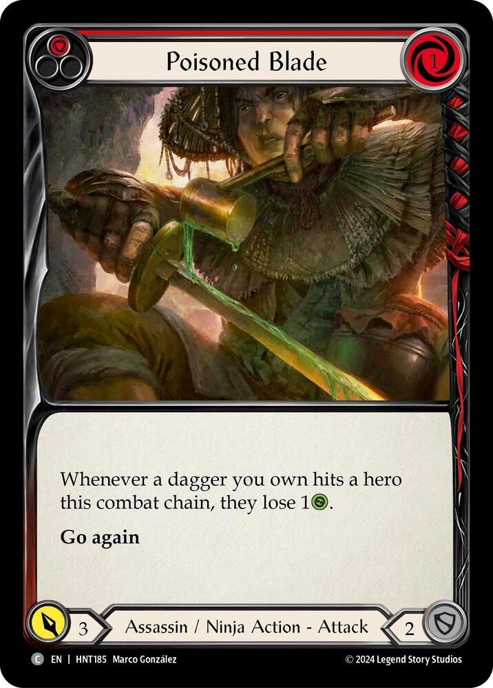 HNT185 Poisoned Blade (Red)