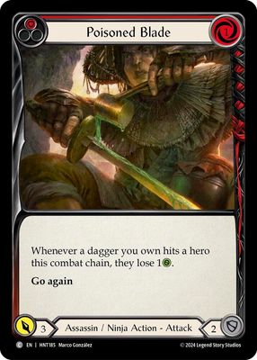 HNT185 Poisoned Blade (Red)
