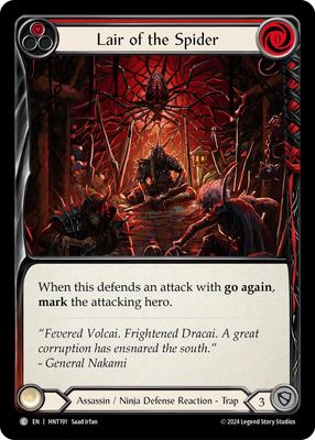 HNT191 Lair of the Spider (Red)