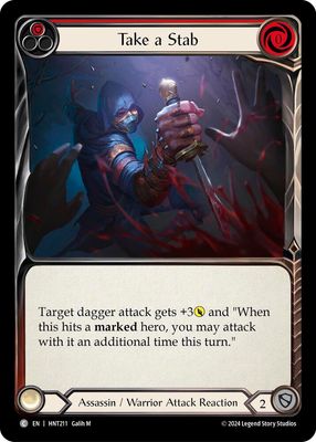 HNT211 Take a Stab (Red)