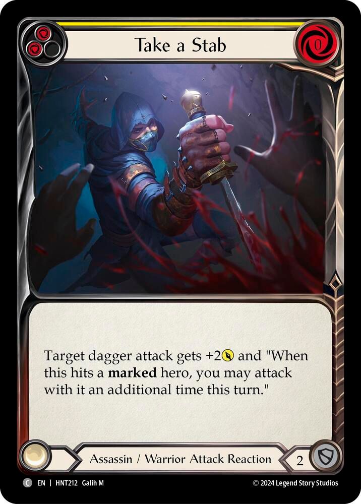 HNT212 Take a Stab (Yellow)
