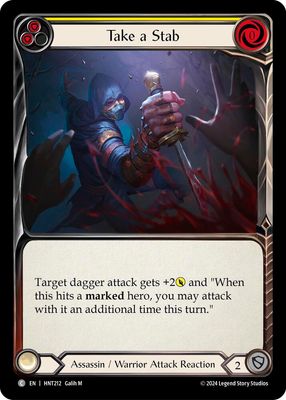 HNT212 Take a Stab (Yellow)