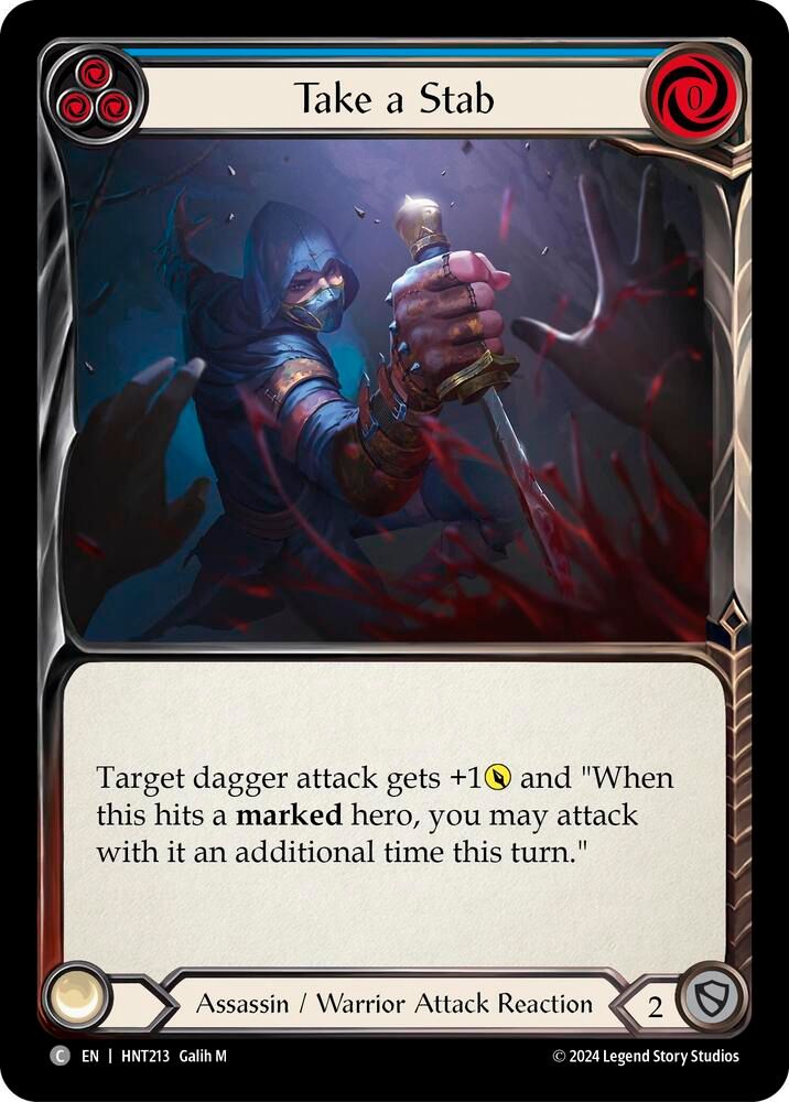 HNT213 Take a Stab (Blue)