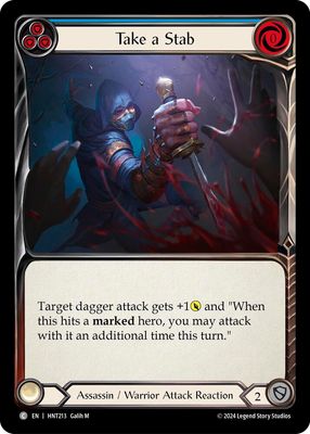 HNT213 Take a Stab (Blue)