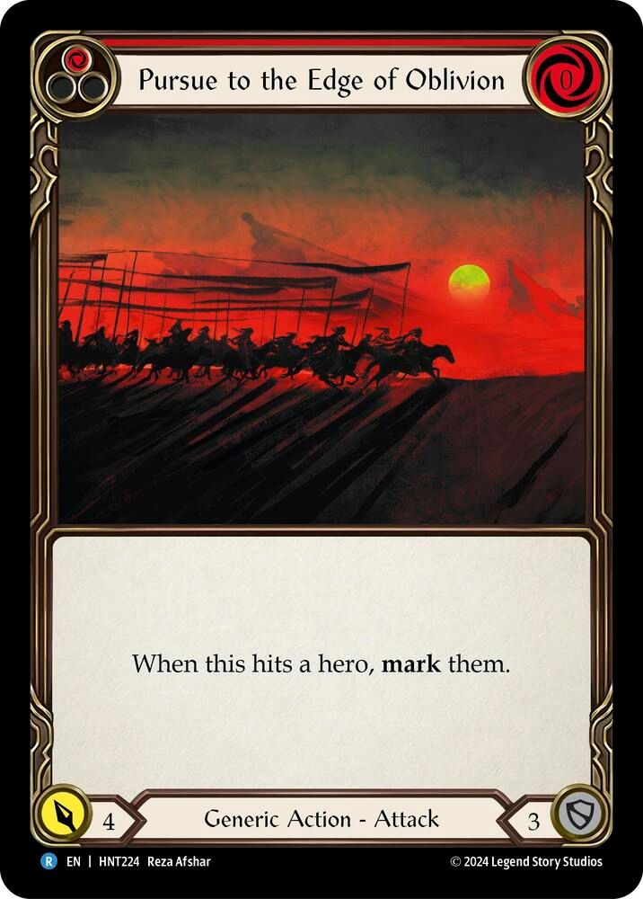 HNT224 Pursue to the Edge of Oblivion (Red)
