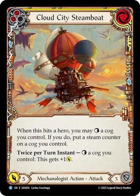 SEA016 Cloud City Steamboat (Yellow)