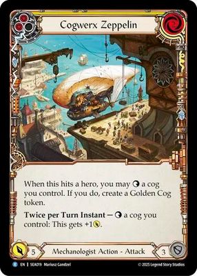SEA019 Cogwerx Zeppelin (Yellow)
