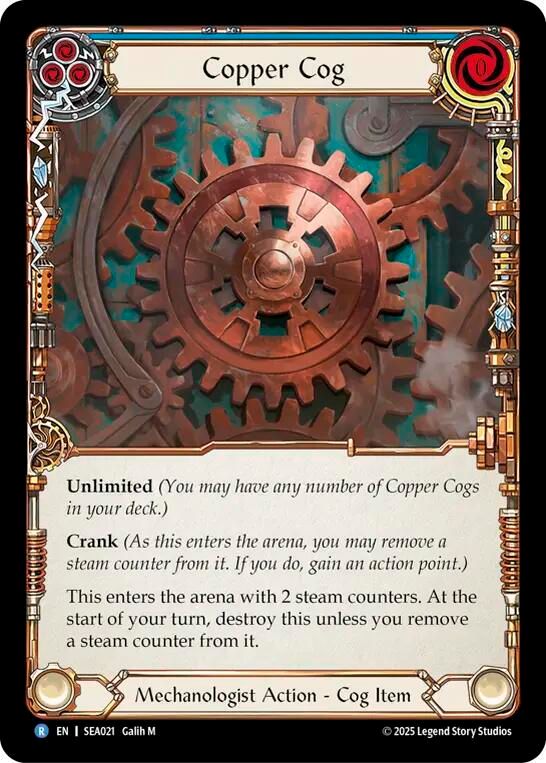 SEA021 Copper Cog (Blue)