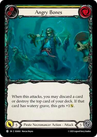 SEA063 Angry Bones (Yellow)